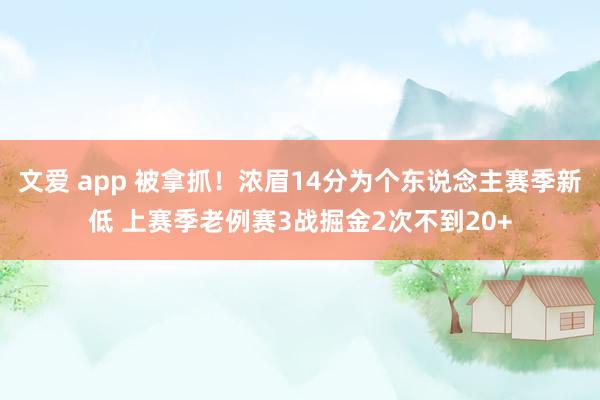 文爱 app 被拿抓！浓眉14分为个东说念主赛季新低 上赛季老例赛3战掘金2次不到20+