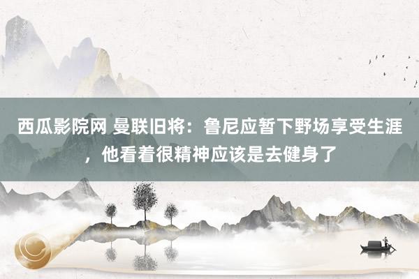 西瓜影院网 曼联旧将：鲁尼应暂下野场享受生涯，他看着很精神应该是去健身了
